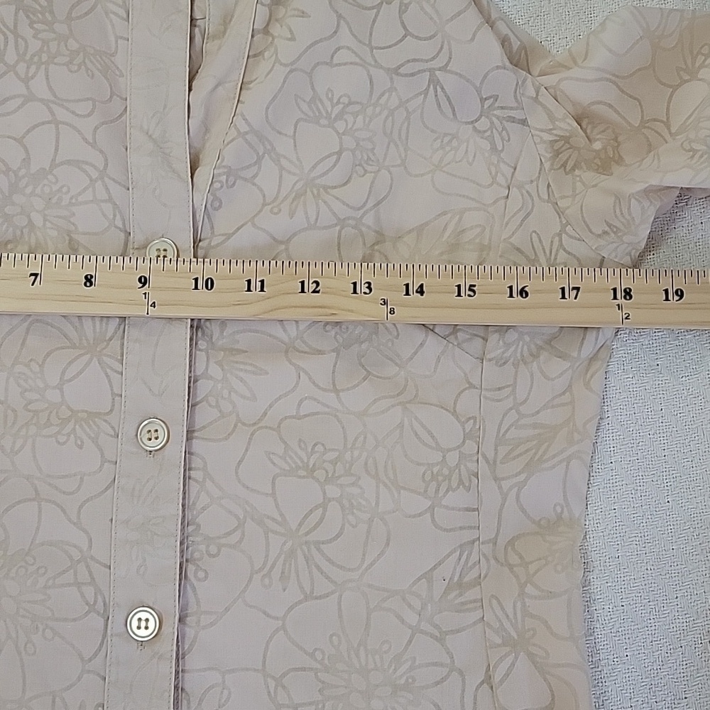 Cream and white Harve Benard button-up blouse with a touch of boho charm - Picture 4 of 6